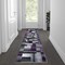 Flash Furniture Purple 2' x 7' Modern Color Blocked Area Rug ACD-RGTRZ861-27-PU-GG - alternate 1